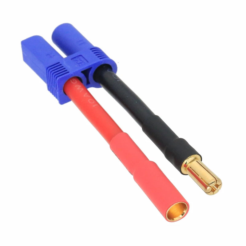 EC5 Female to HXT 5.5mm Male-/Female+ cable 10AWG 5CM wire For Battery Toy FPV