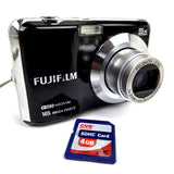 Fujiflm Digital Camera FinePix AX650 16.0MP Black + 4GB Memory Card, Tested