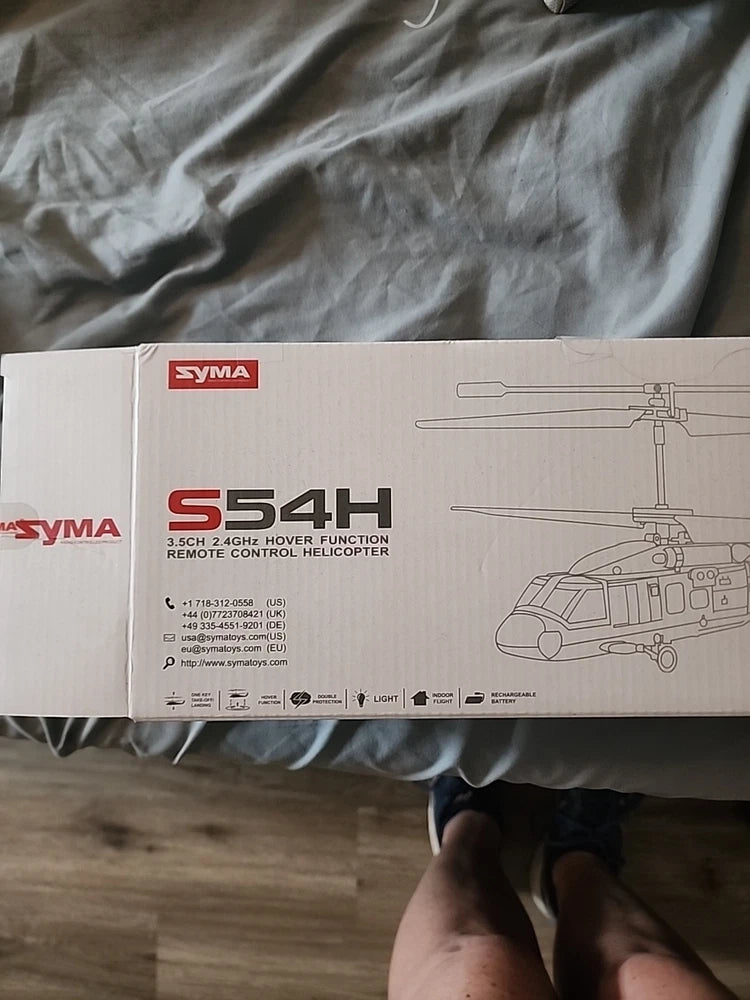 SYMA RC Helicopters S51H Remote Control Helicopter 2.4GHz Military Army Toys...