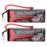 11.1V 5000mAh 3S 50C Lipo RC Battery Pack Hard Case with T Connector Battery