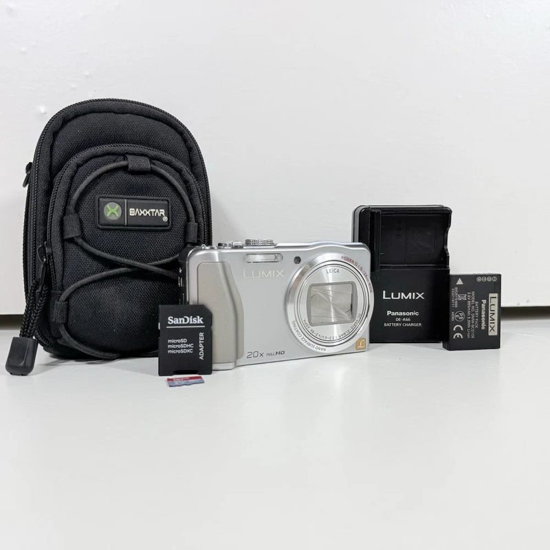Panasonic Lumix DMC-TZ30 14.1MP Digital Camera FULL KIT 32GB Charger Tested