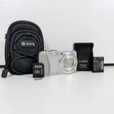 Panasonic Lumix DMC-TZ30 14.1MP Digital Camera FULL KIT 32GB Charger Tested
