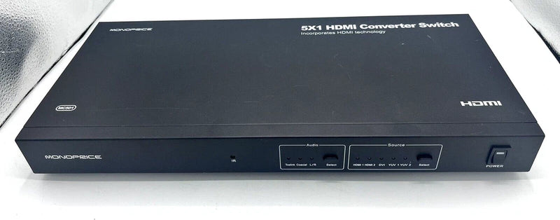 Monoprice 5x1 HDMI Converter Switch & Splitter MC501 - Unit Only