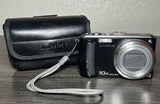 *TESTED* Panasonic LUMIX DMC-TZ5 9.1MP Digital Camera - Black W/ Case