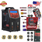Professional LiPo Battery Charger LCD 2 Ports 160W Balance Discharge RC NiMH