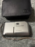 HP Photosmart E327 5.0MP Compact Digital Camera Silver With Case Tested