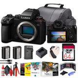 Panasonic Lumix S5 II Mirrorless Camera (DC-S5M2BODY) + 64GB Memory Card + More