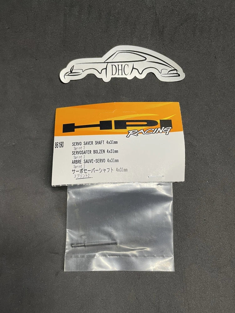 HPI Racing Vintage RC Car Part # 86190 Servo Saver Shaft 4x31mm for Sprint 2