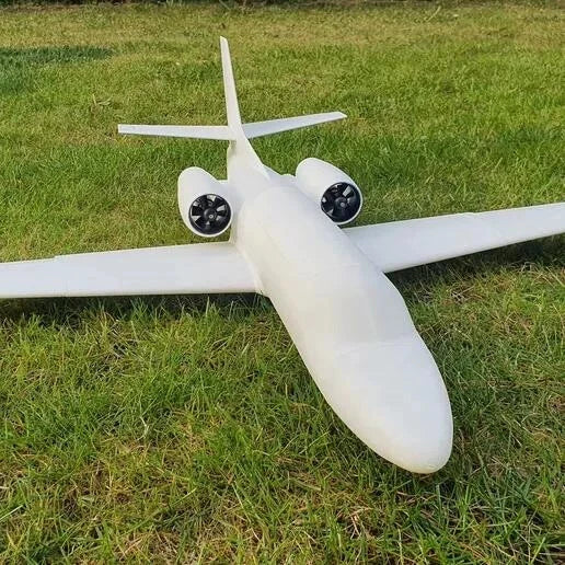 3DPrinted Fixed-Wing Citation C550 model£¬Wingspan: 700mm FPV RC Unpainted Model