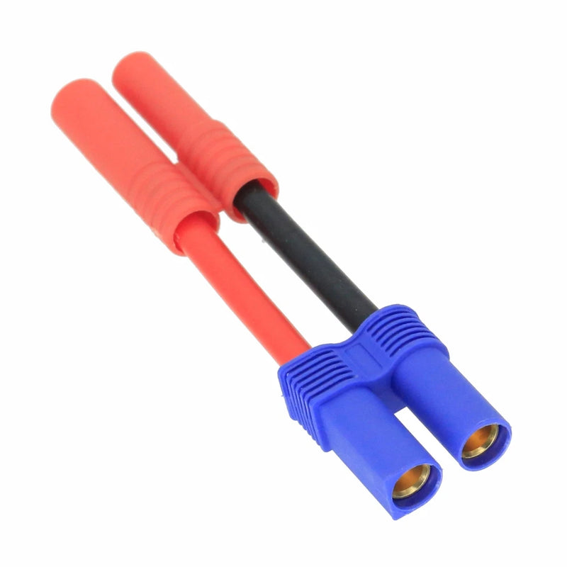 EC5 Female to HXT 4mm Male-/Female+ cable 12AWG 5CM wire For RC lipo Battery