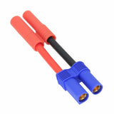EC5 Female to HXT 4mm Male-/Female+ cable 12AWG 5CM wire For RC lipo Battery