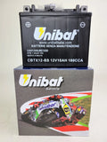 UNIBAT MAINTENANCE FREE AGM BATTERY HONDA ATC REPLACES YUASA YTX12-BS SEE MODELS Battery