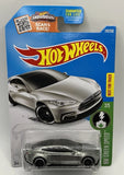 2016 Hot Wheels HW Green Speed 2/5 Tesla Model S #242 - Zamac