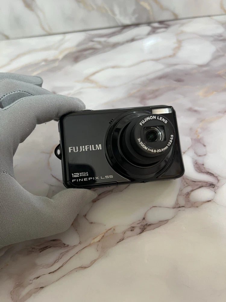 FUJIFILM FUJI FINEPIX L55 12MP Digital Compact Camera Black *WORKING*