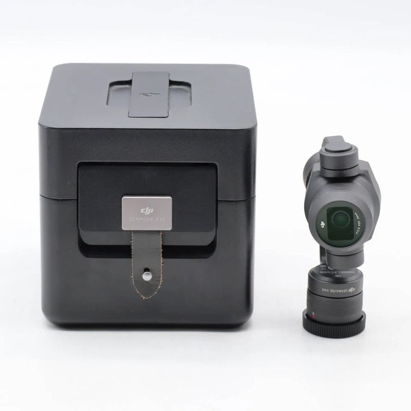 DJI Zenmuse X4S camera module with lens and gimbal arm