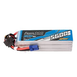 5600mAh 6S 80C 22.2V Lipo Battery Pack with EC5 Plug Gens ace Sport G-Tech Battery