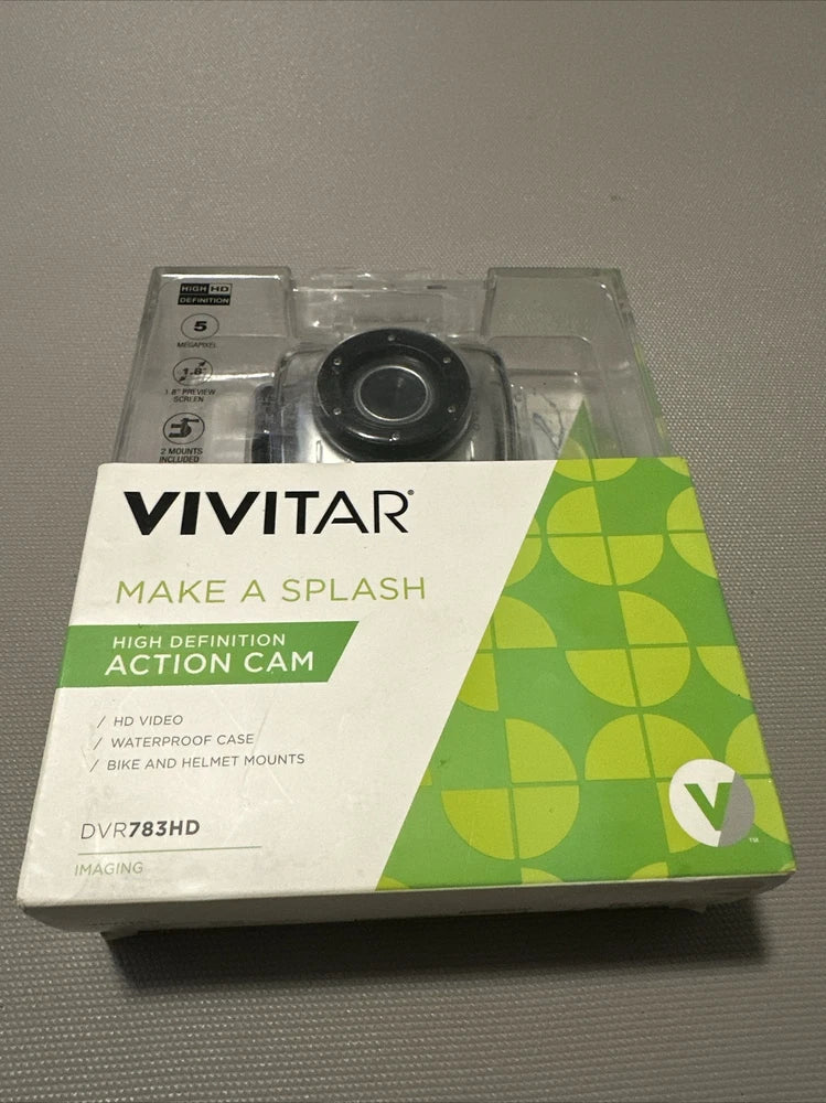 VIVITAR HIGH DEFINITION ACTION CAMERA DVR783HD Untested