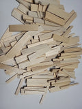 Lot Of 200 Balsa Wood RC Model Hobby Airplane Pieces