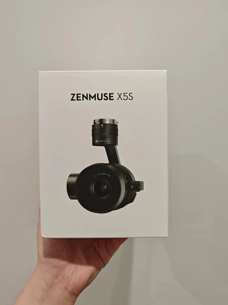 Zenmuse X5S gimbal camera module on retail box