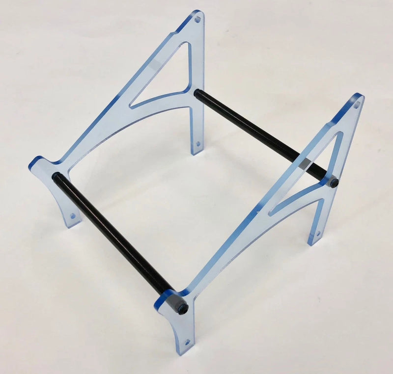 XTREME RACING BLUE ACRYLIC iCHARGER STAND 2208ABL 308 DUO SERVER POWER SUPPLY Battery