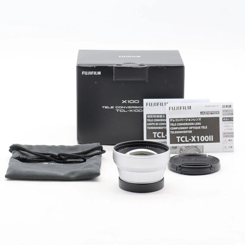 Fujifilm TCL-X100S II Teleconversion Lens for X100 (Silver)