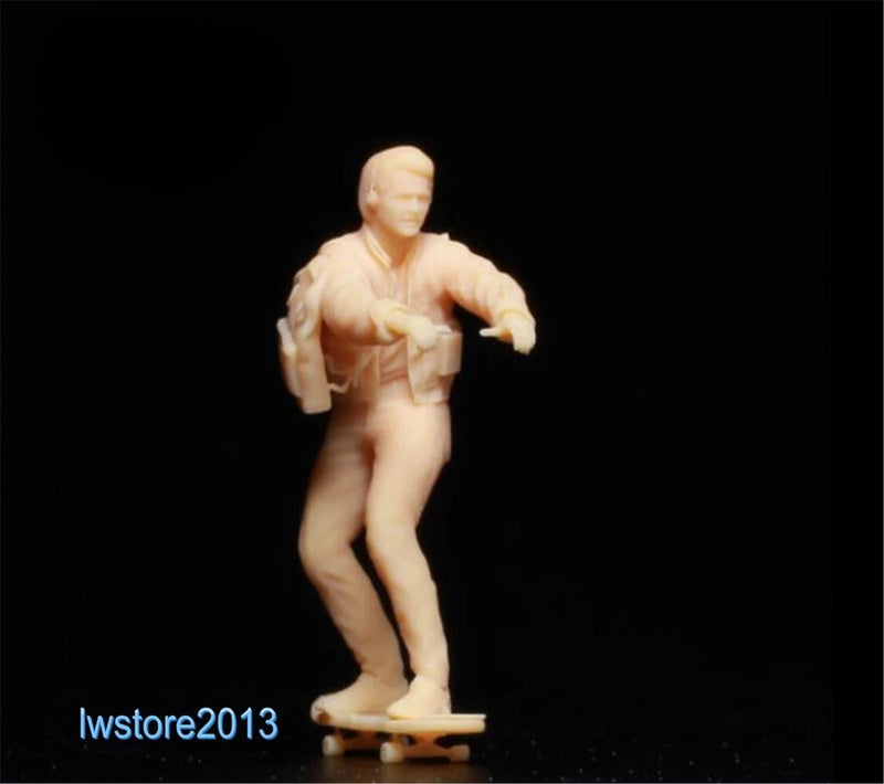 1/64 Marty Back To Future Scene Props Miniatures Figures Model For Cars Vehicles