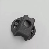 Motor foam case with circular opening in dark textured foam