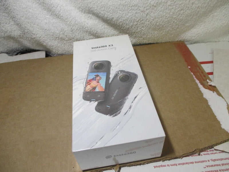 Insta360 X3 Waterproof 360 Action Camera, no cards, in box, no stand
