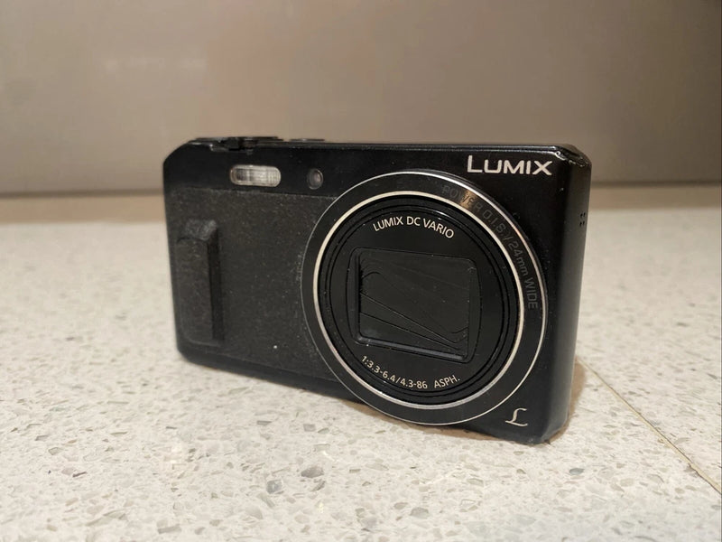 Panasonic LUMIX DMC-TZ57 White Digital Camera Wi-Fi Compact 16.0MP + Gen Battery