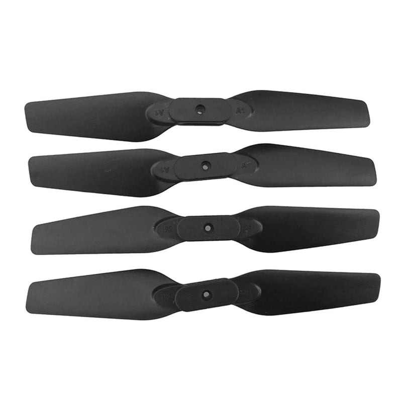Black RC drone replacement propellers set with 4 blades and central hubs