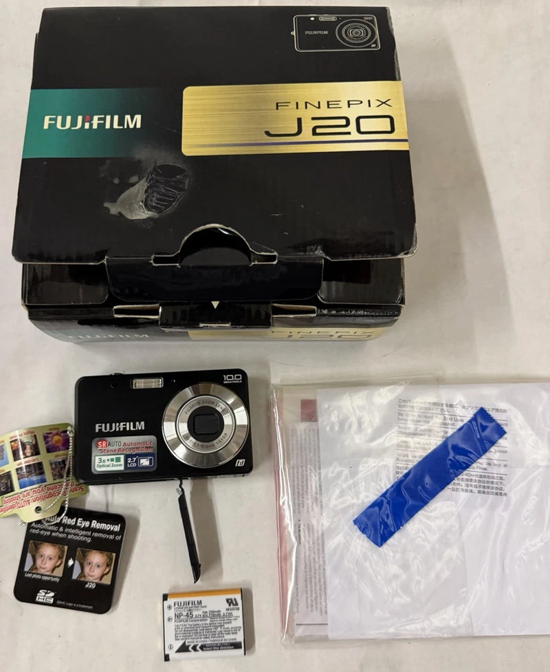 Brand New Fujifilm Digital Camera FinePix J20 10.0MP Black NO BATTERY +READ+
