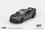 MINI GT 1:64 FORD MUSTANG DARK HORSE 2024 CARBONIZED GREY (RHD) MGT00957-R