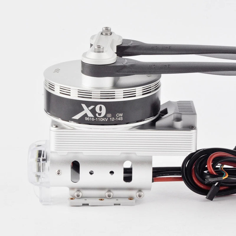 X9 9616-110KV electric motor with propeller mount and wire connectors