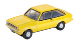 Oxford Diecast NESC002 N Gauge Ford Escort Mk2 Signal Yellow