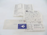 Modernistic Models Model Airplane Price Sheet Vintage 1974 vintage hobby