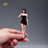 1/18 1/43 1/64 1/87 Miniatures Sexy Skirt Beauty Scene Props Figure For Cars