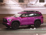 TG GCD 1:64 Purple Sequoia XK80 TRDPro ORV SUV Sport Model Diecast Metal Car New
