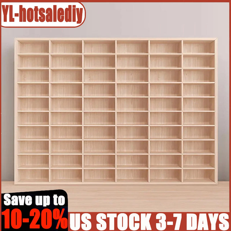 Wooden Car Model Display Case Wall Display Shelf for Model Matchbox Toy Storage