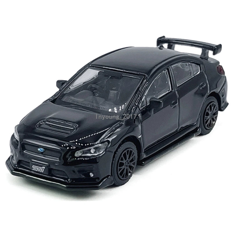 1:64 Subaru WRX STI S207 Model Car Diecast Toy Cars Collectible Vehicle Black