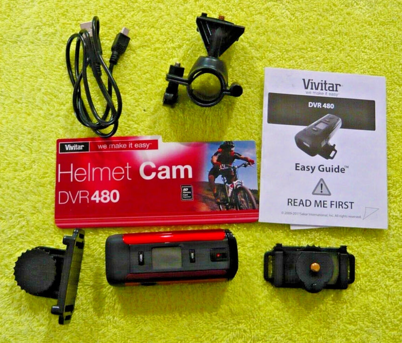 VIVITAR DVR480 Camcorder -  Black - NEW
