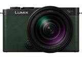 Panasonic LUMIX S9 H Kit 28-200mm Jet Black x Dark Olive Leather