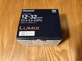 Panasonic Standard Zoom Lens Lumix Silver H-FS12032-S