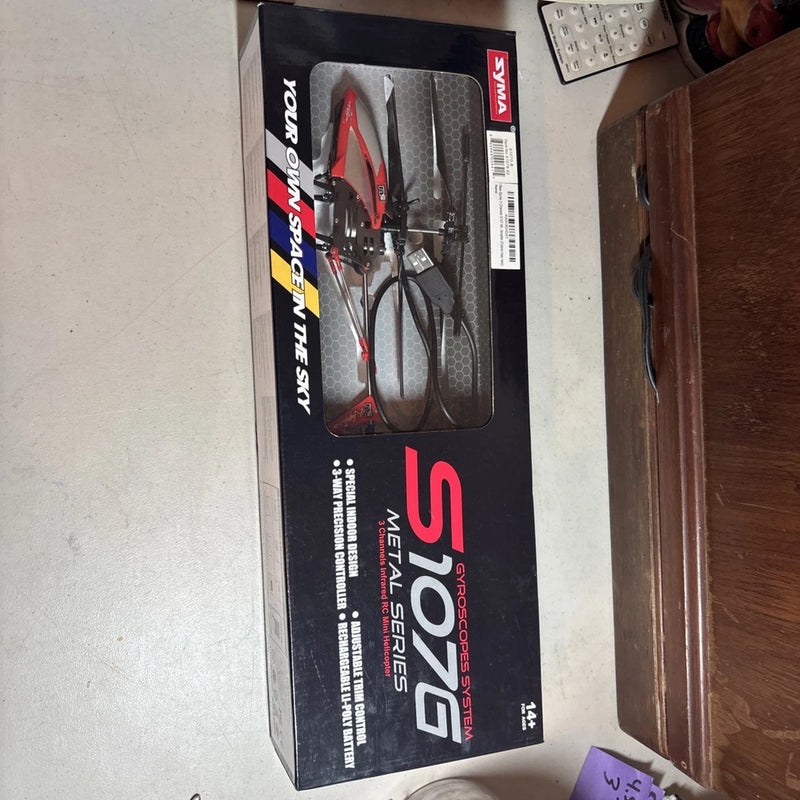 SYMA S107G Gyroscopes System 3CH Mini Helicopter Remote Control Metal Series v26