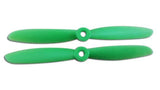 Gemfan 2-BLADES ABS For DJI and MultiRotors 1CW 1CCW Green 9047