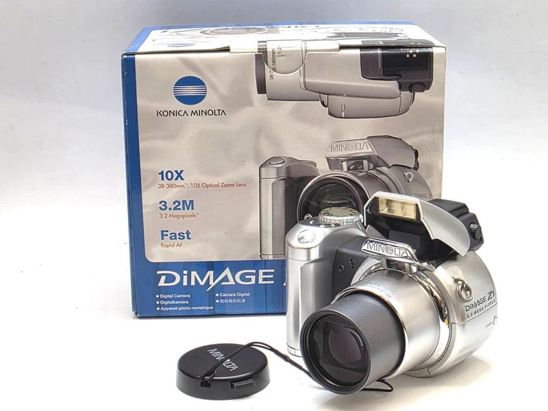 KONICA MINOLTA DIMAGE Z1 Digital Camera with Box and Manual Good Condition