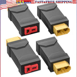 XT60 Male to T Plug Female Connector Adapter Wireless Converter 4PCS for RC Car Converter