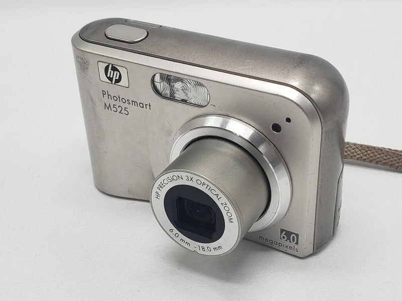 HP PhotoSmart M525 6.0MP Digital Camera - Silver - Parts Only