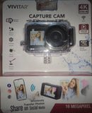 Vivitar Capture Cam With Electronic Image Stabilizer Waterproof Social Media