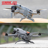 STARTRC landing gear tripod legs for DJI Mini 5 Pro, extended on gray drone