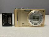 Panasonic LUMIX DMC-ZX3 Gold Compact Digital Camera Tested Great Condition